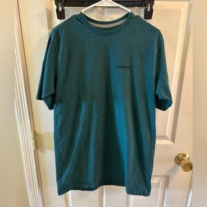 Patagonia Men's Short Sleeve Crew Tee in Teal Green